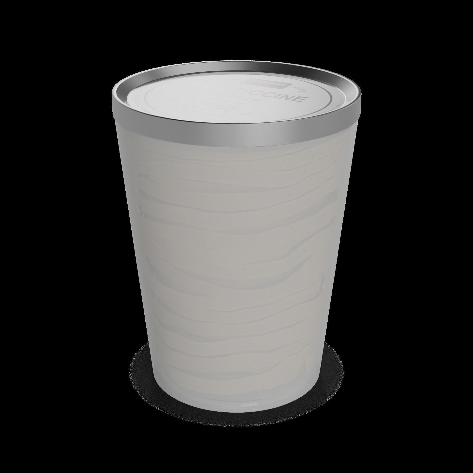 Spaghetti tagliatelle and fettuccine Fettuccine 3D model_1