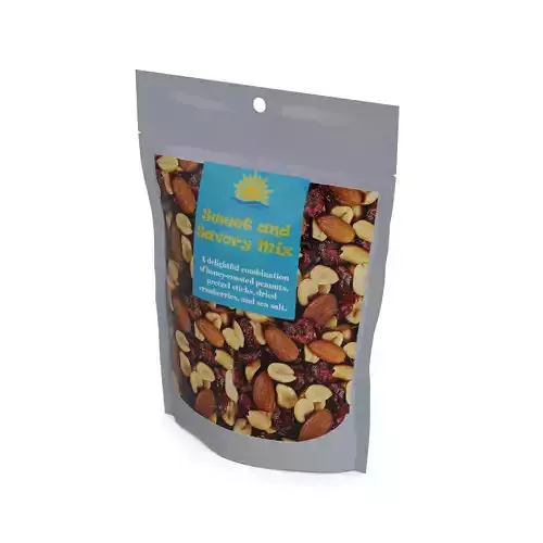 Mixtures of nuts dried fruits and berries Sweet and Savory Mix