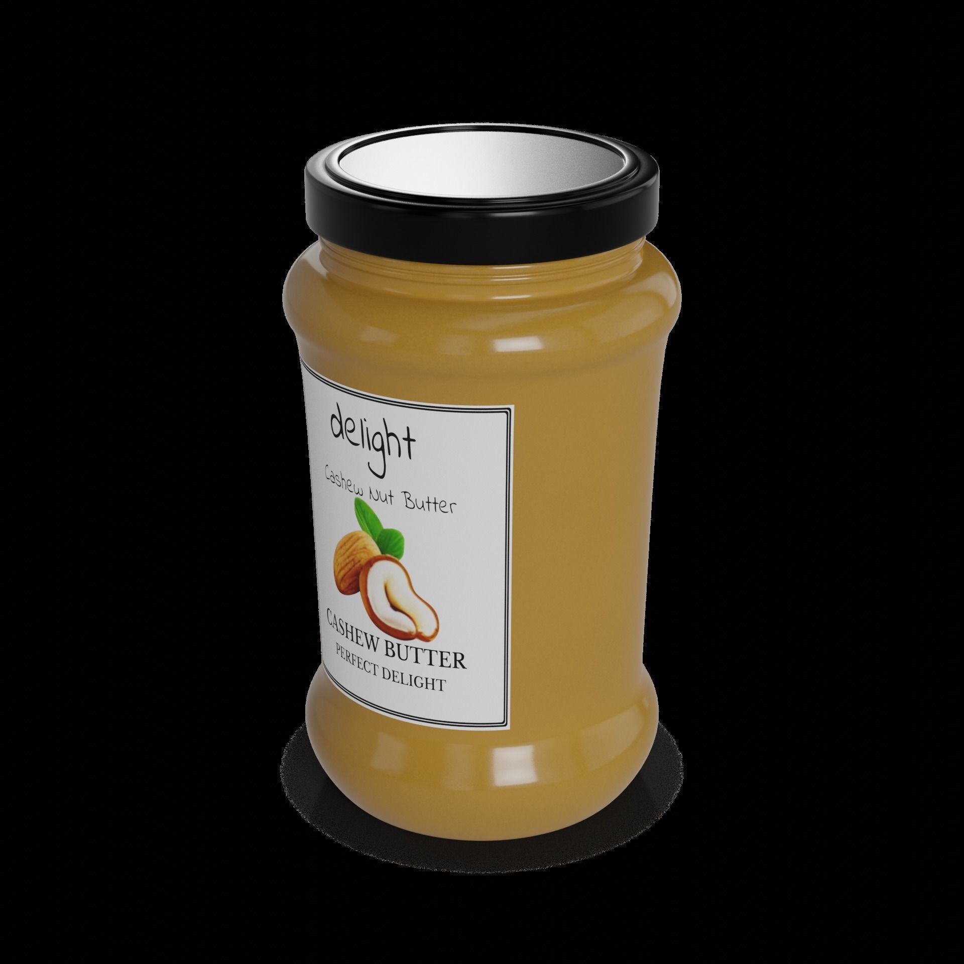 Cashew nuts and pistachios Cashew Nut Butter 3D model_1