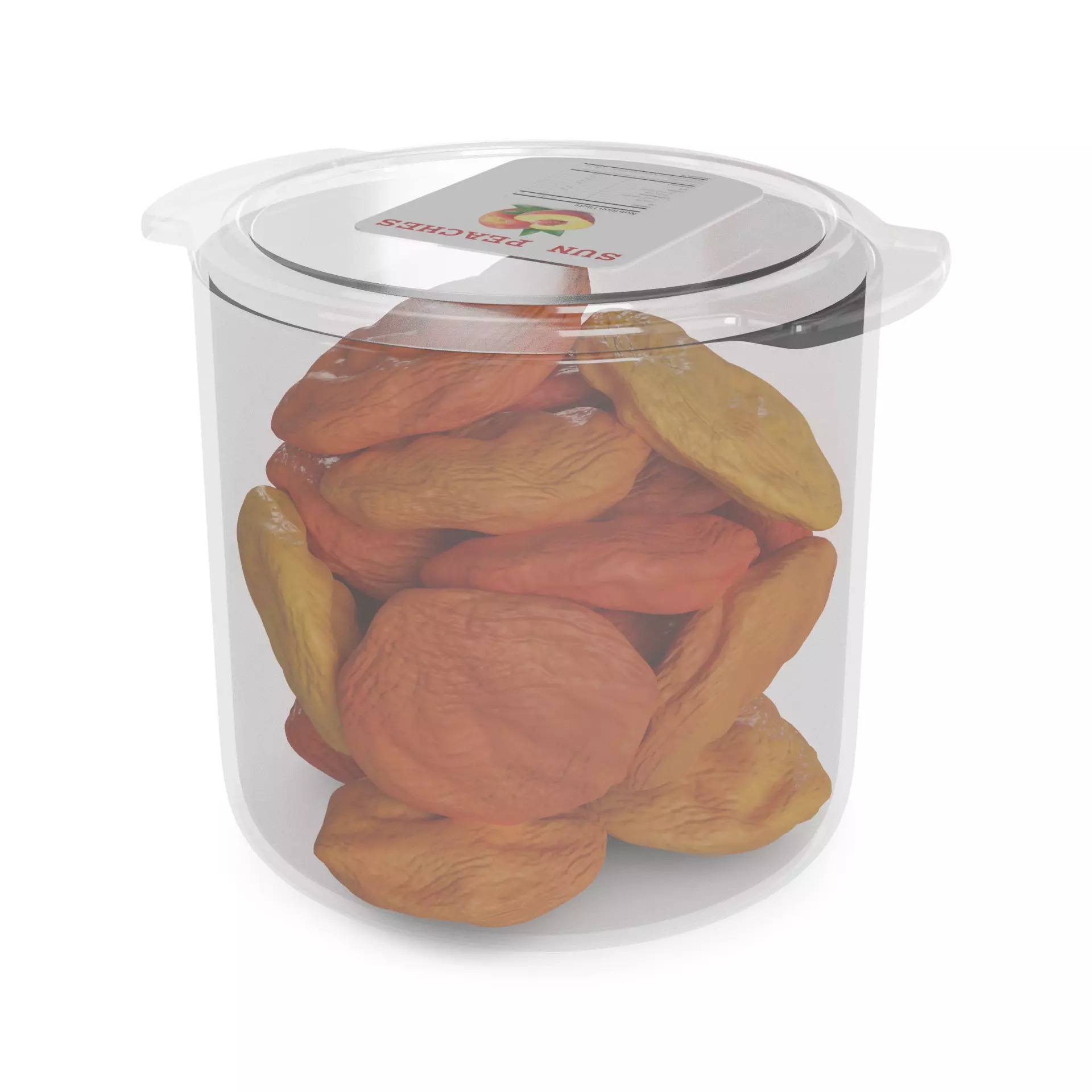 Dried fruits and berries Dried Peaches 3D model