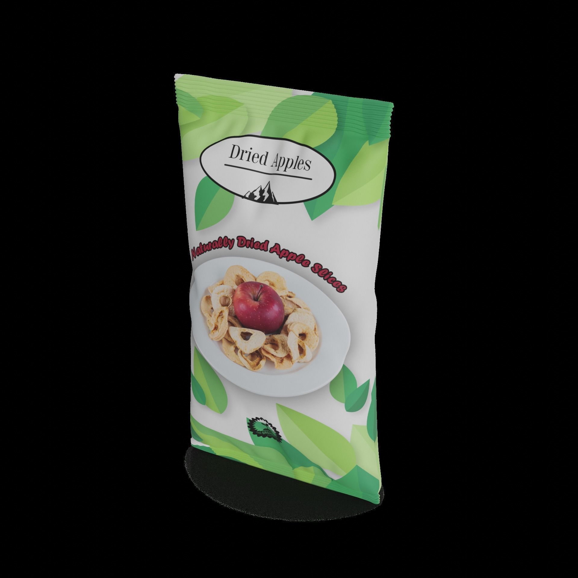 Dried fruits and berries Dried Apples 3D model_1