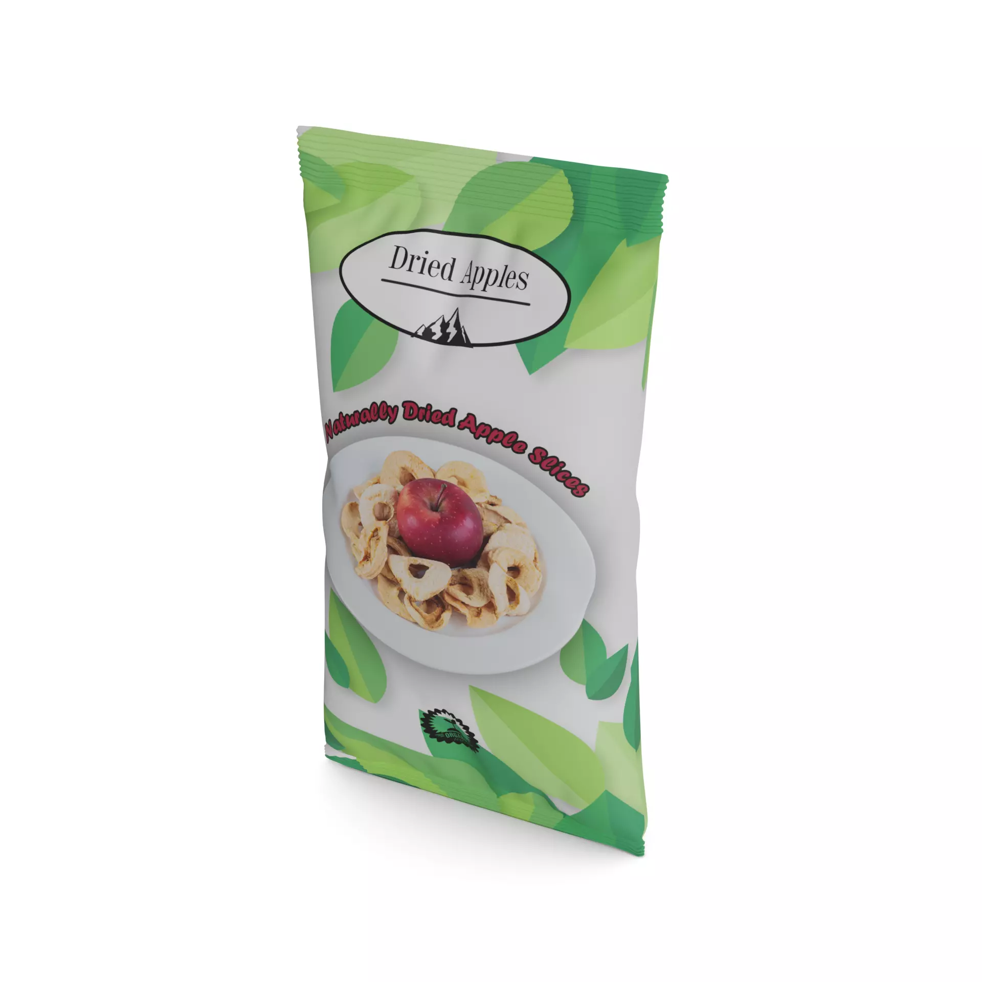 Dried fruits and berries Dried Apples 3D model_0