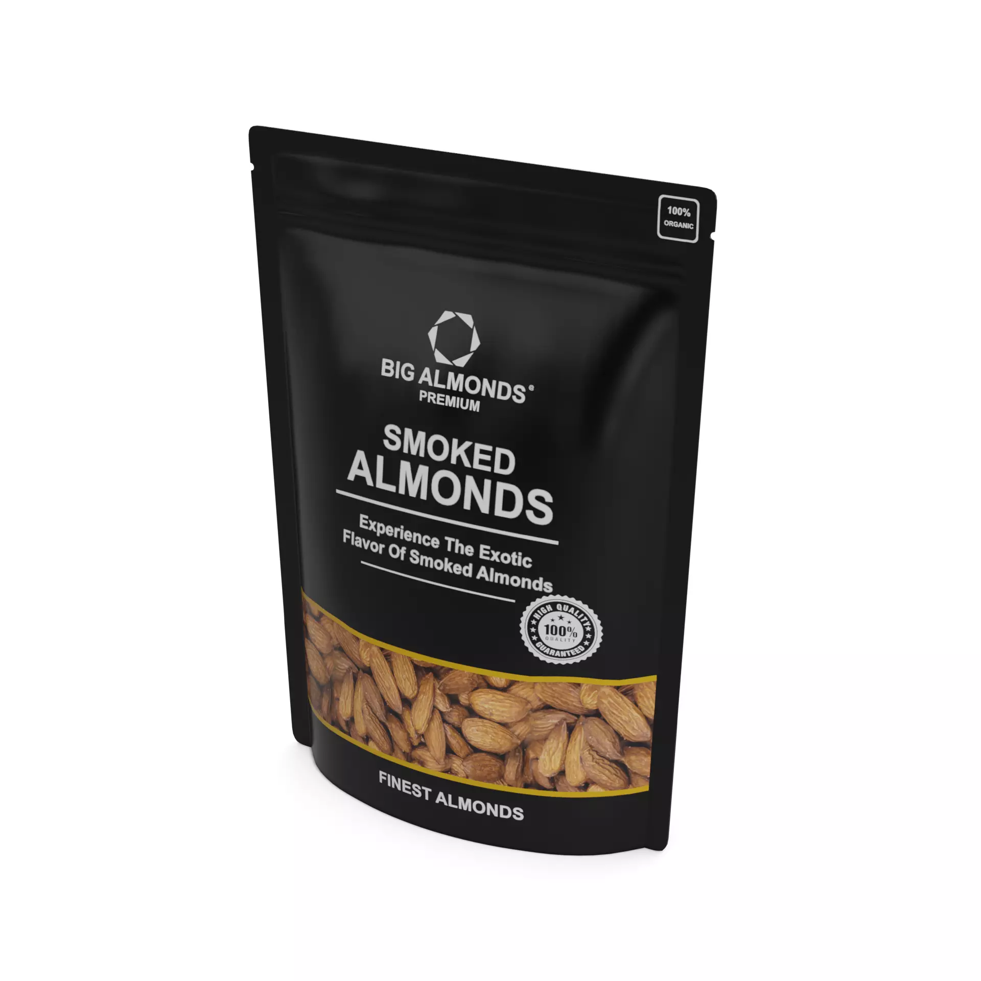 Almonds Almonds Low-poly 3D model_0