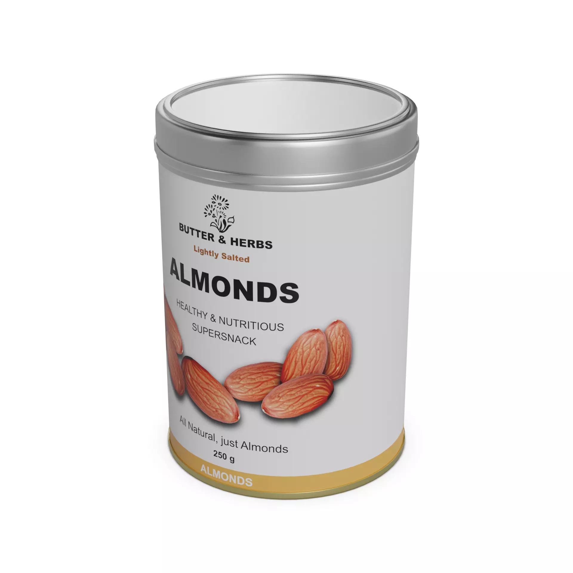 Almonds Almonds Low-poly 3D model