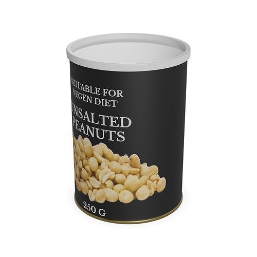 Peanuts Peanuts Low-poly 3D model