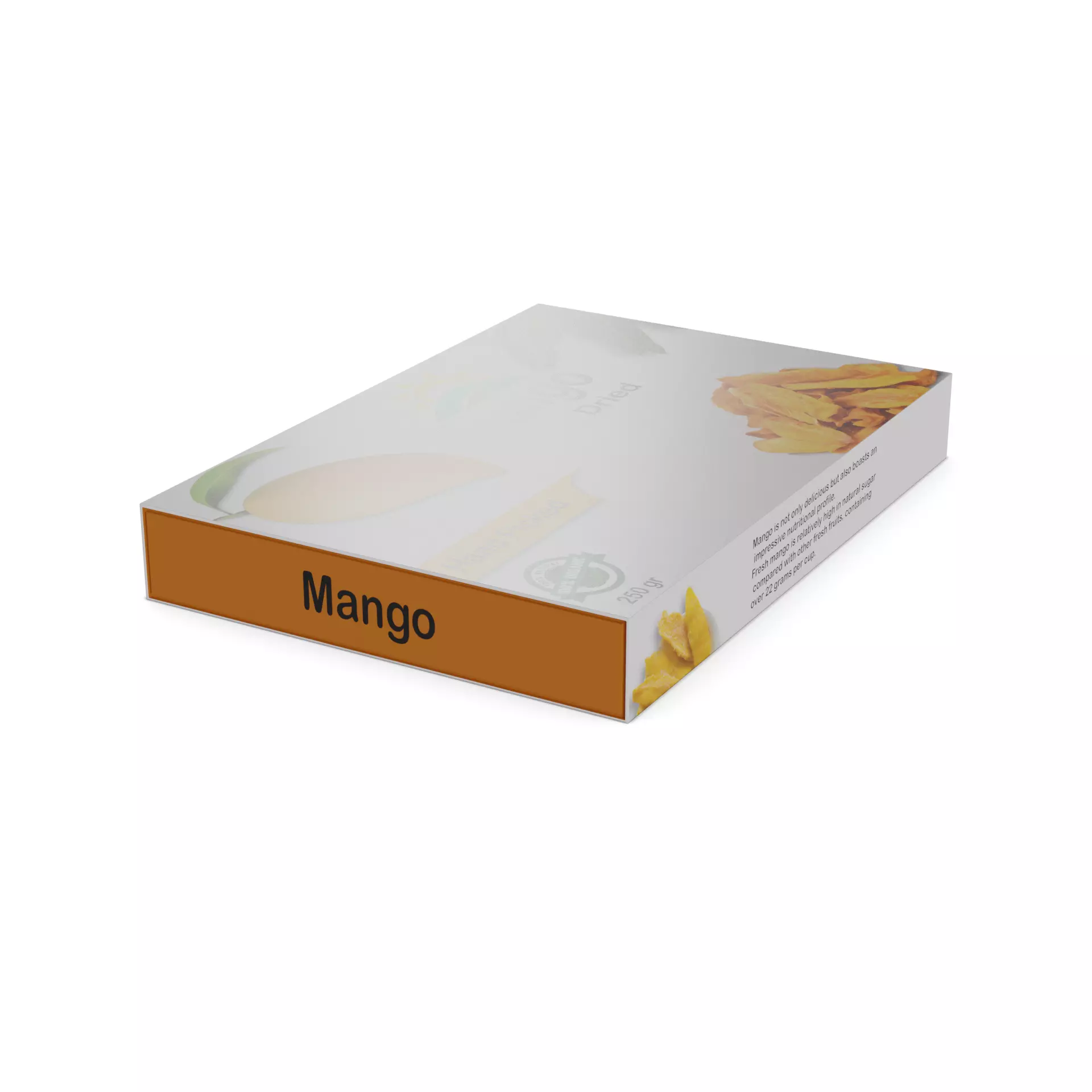 Other nuts Dried Mango Slices Free low-poly 3D model