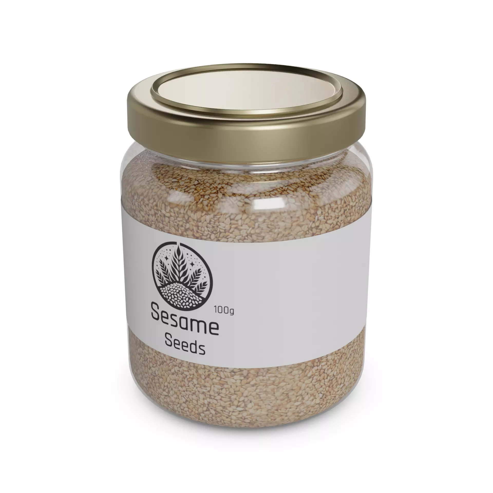 Other nuts Sesame Seeds 3D model_0