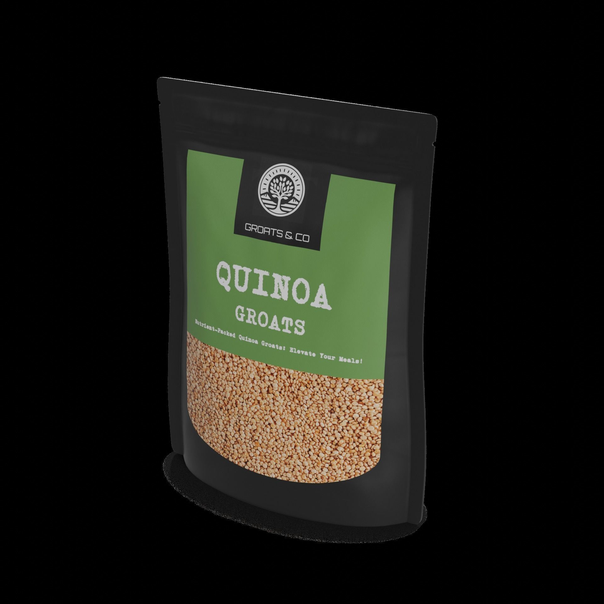 Other groats Quinoa Groats Low-poly 3D model_1