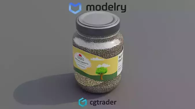 Barley Groats 3D model