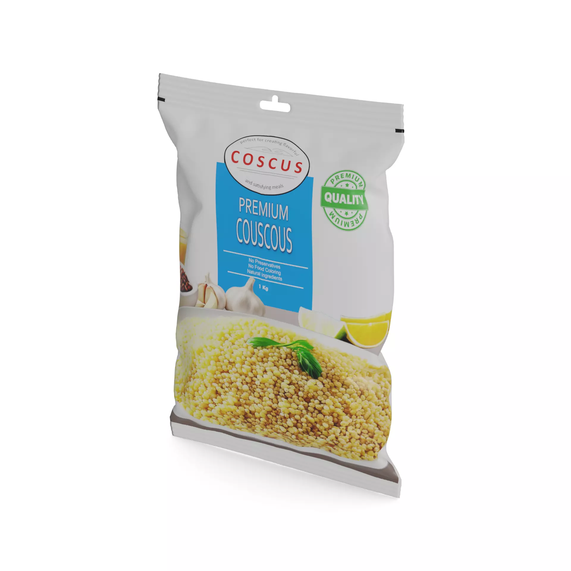 Couscous and bulgur grits Couscous 3D model_0