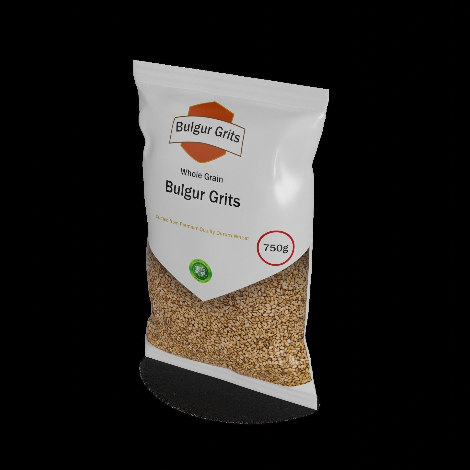 Couscous and bulgur grits Bulgur Grits 3D model_1