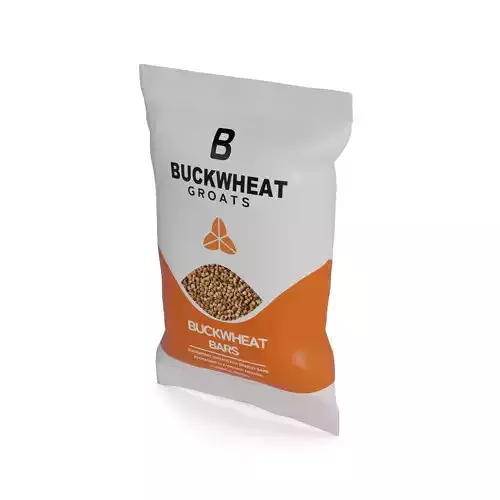 Buckwheat Buckwheat Groats for Energy Bars Low-poly 3D model