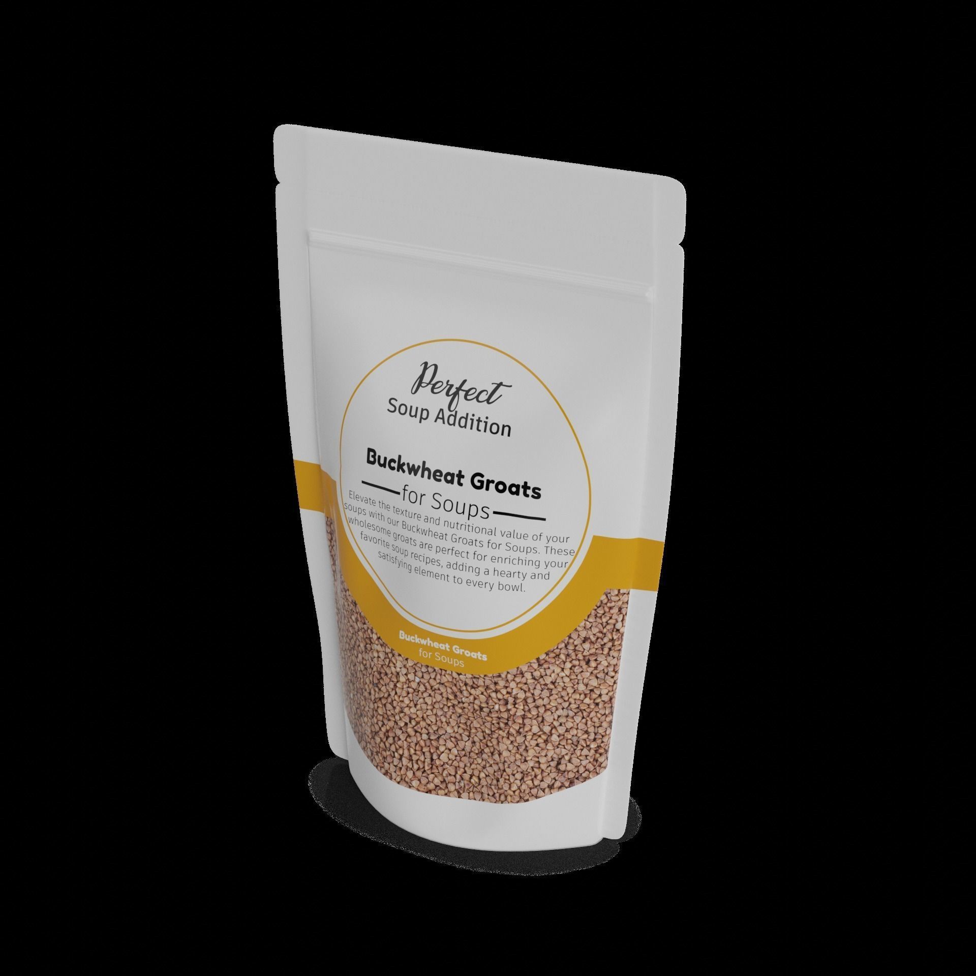 Buckwheat Buckwheat Groats for Soups 3D model_1