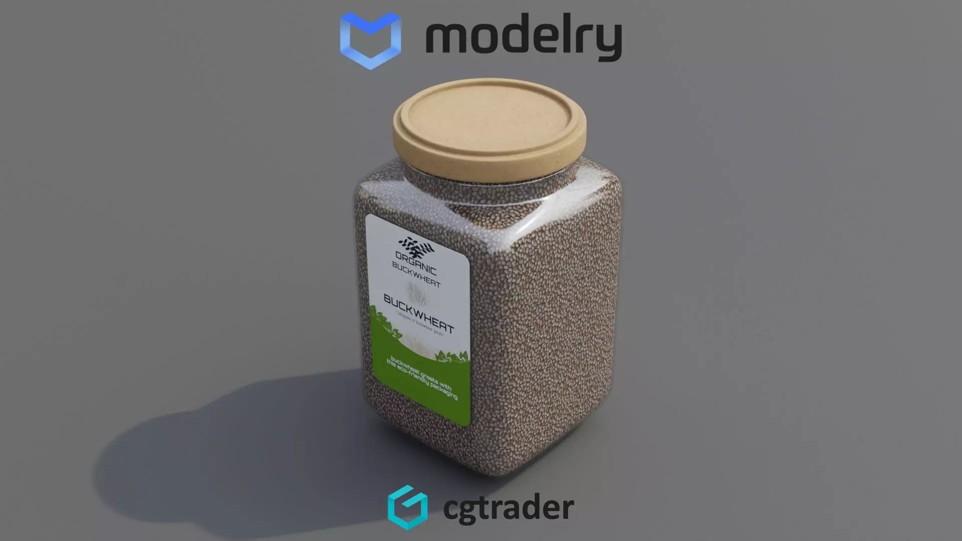 Buckwheat Groats 3D model_0