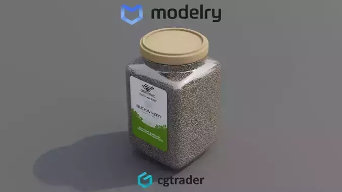 Buckwheat Groats 3D model