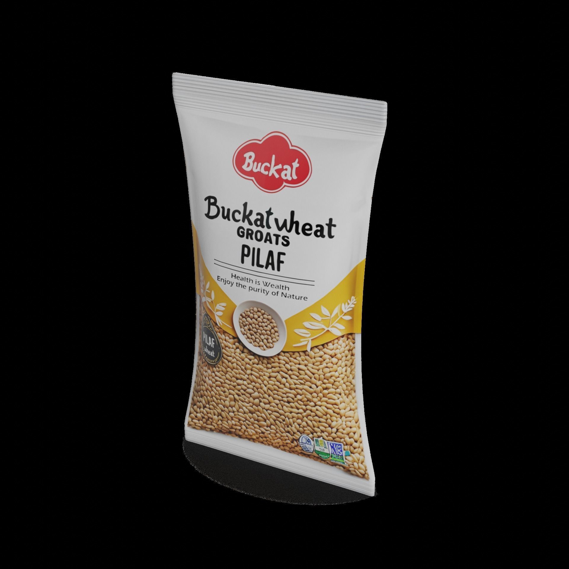 Buckwheat Buckwheat Groats for Pilaf Low-poly 3D model_1