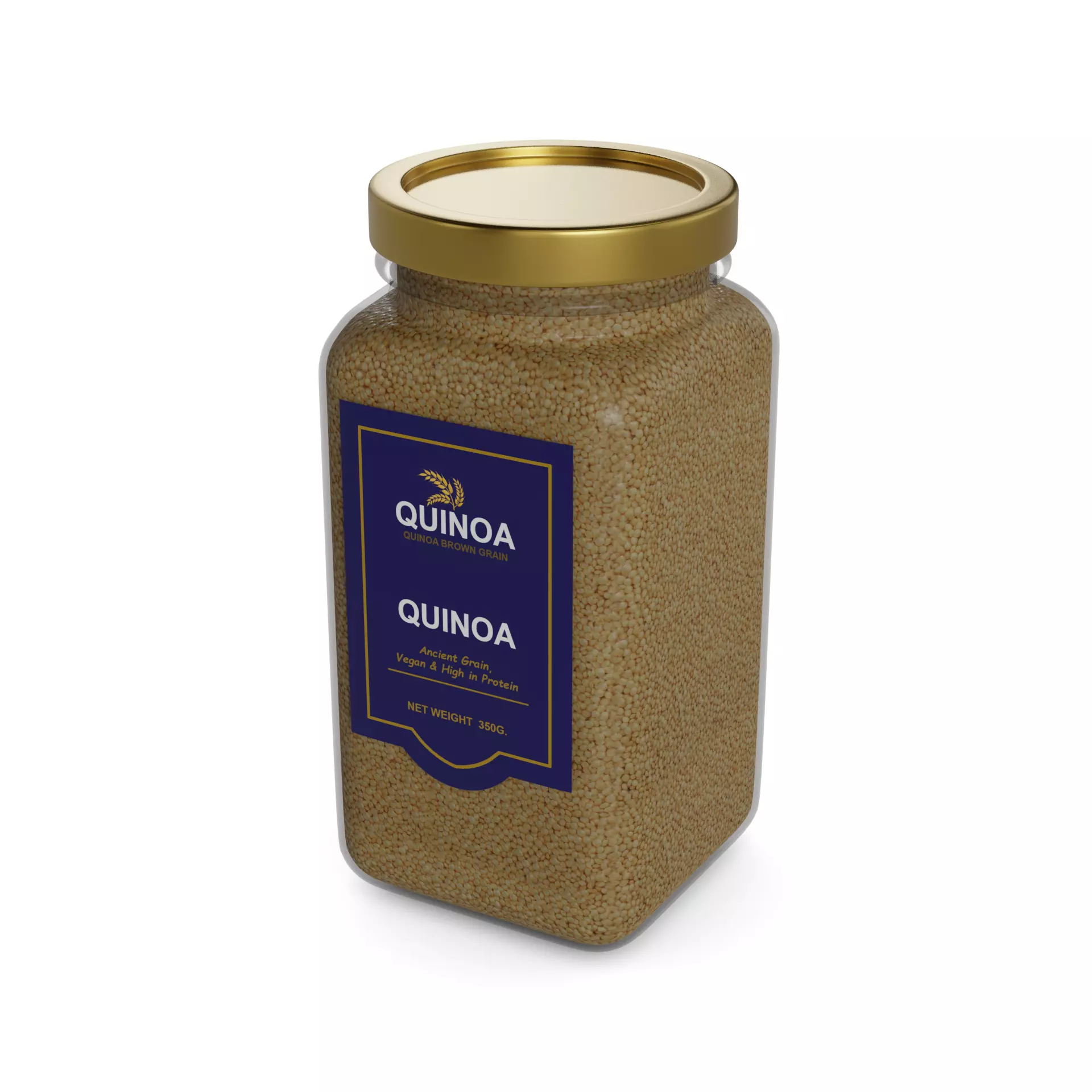 Quinoa Quinoa Low-poly 3D model_0