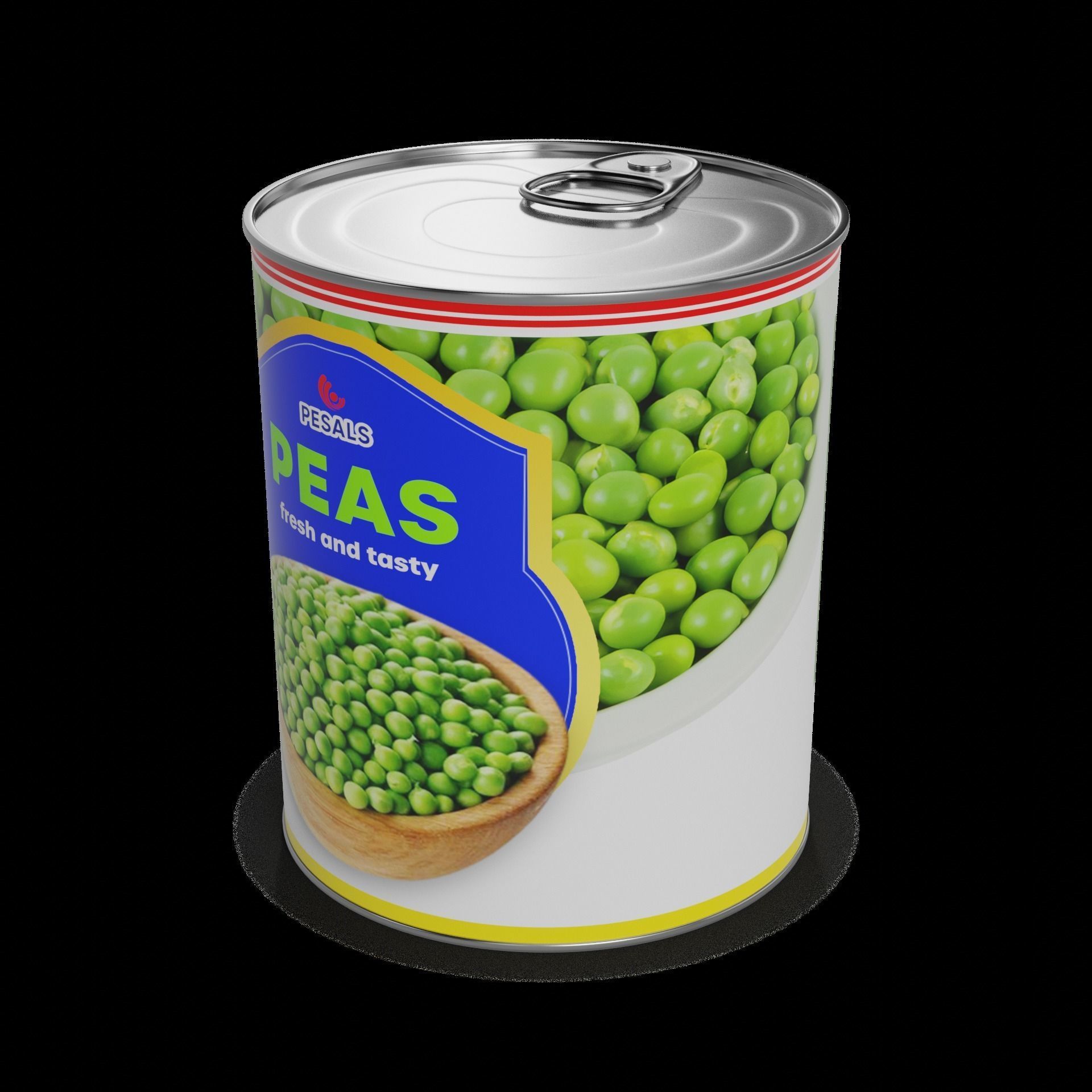 Canned peas Canned Peas 3D model_1
