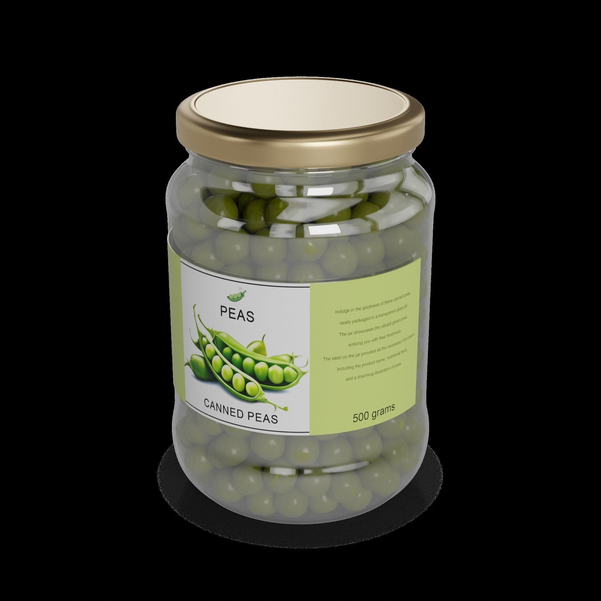 Canned peas Canned Peas 3D model_1