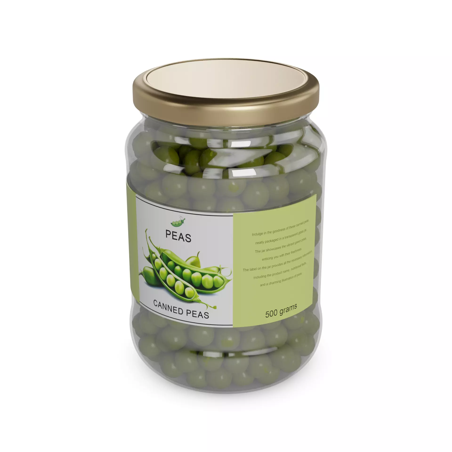 Canned peas Canned Peas 3D model_0