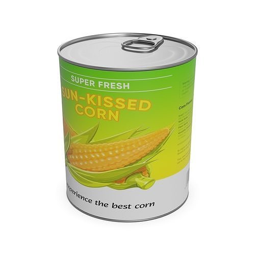 Canned corn Canned Corn 3D model