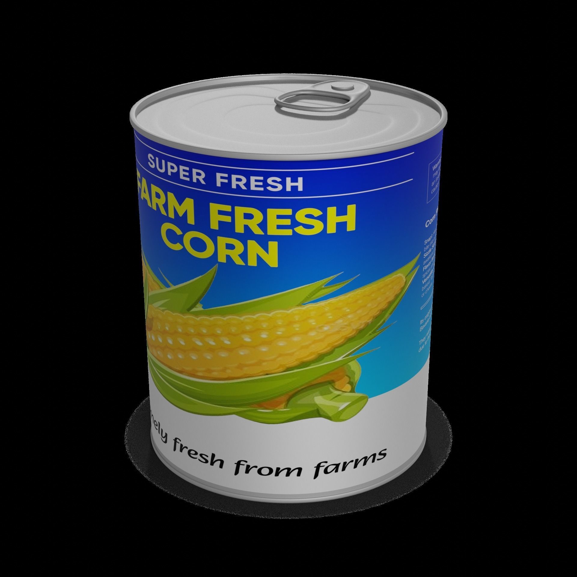 Canned corn Canned Corn 3D model_1