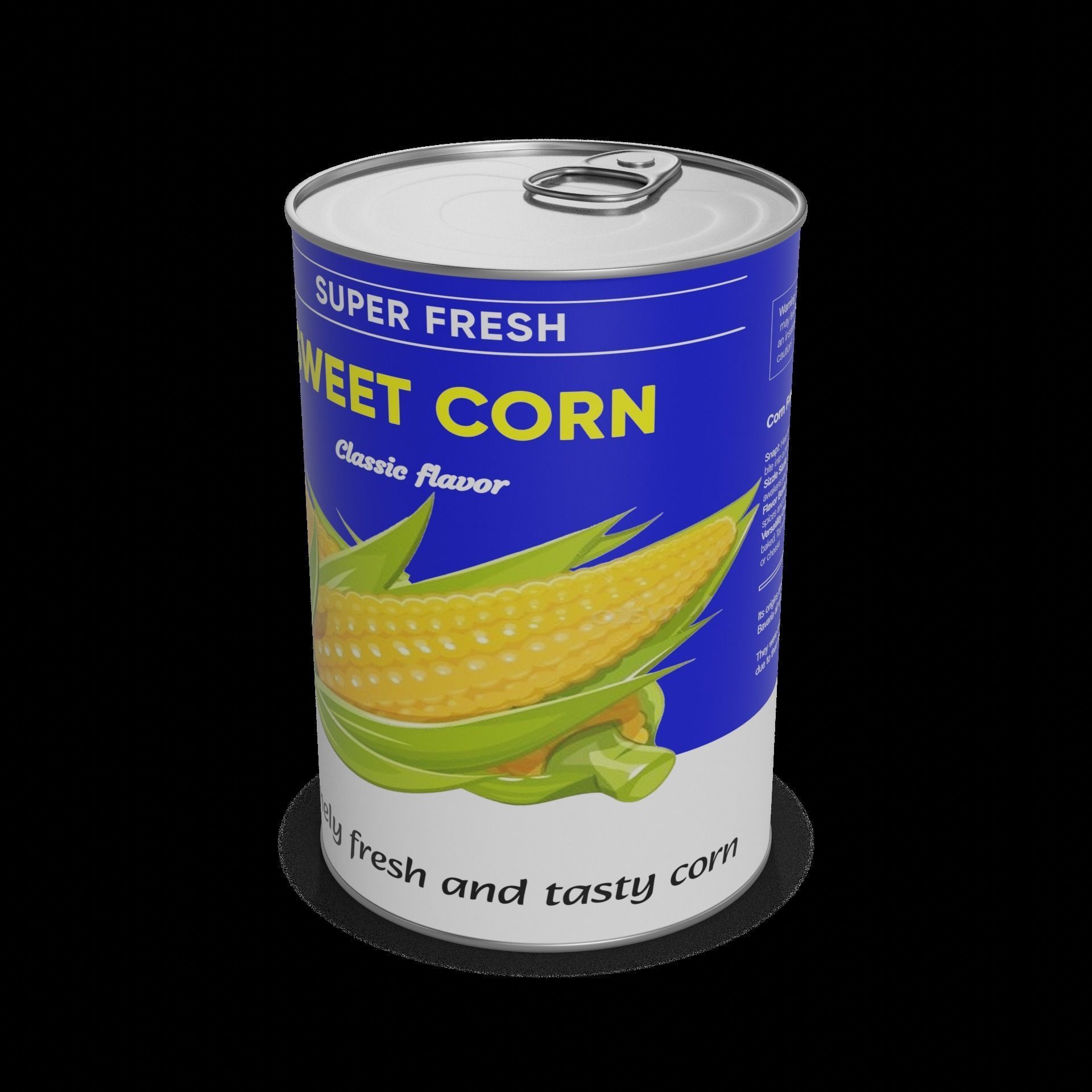 Canned corn Canned Corn 3D model_1