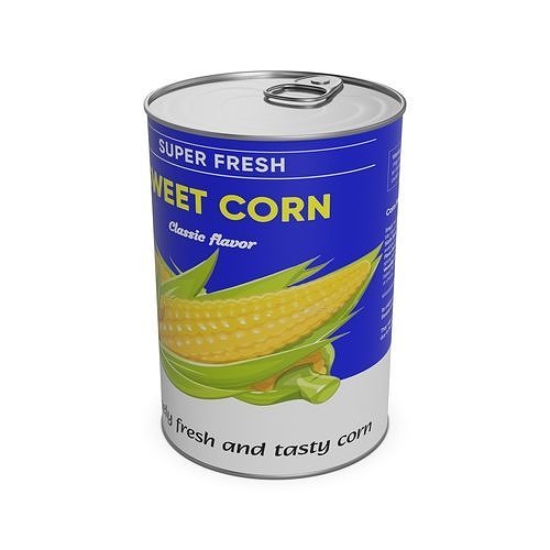 Canned corn Canned Corn 3D model