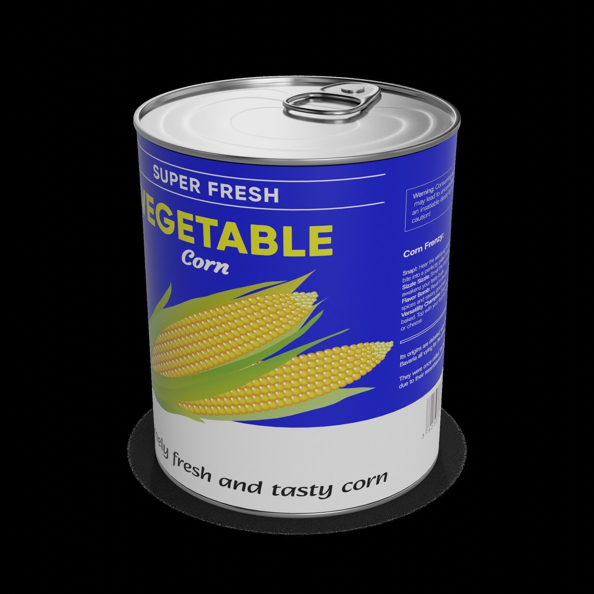 Canned corn Canned Corn 3D model_1