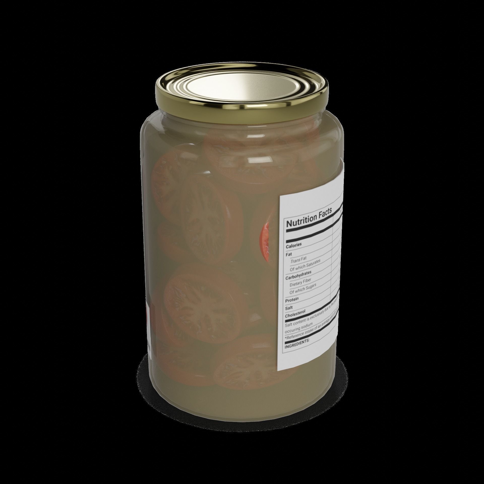 Canned sun-dried tomatoes Canned Sun-Dried Tomatoes 3D model_1