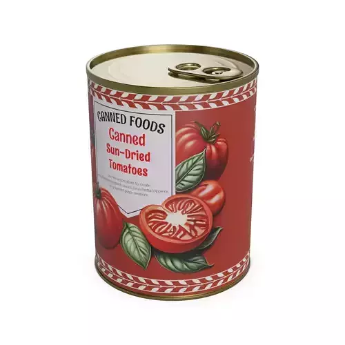 Canned sun-dried tomatoes Canned Sun-Dried Tomatoes 3D model