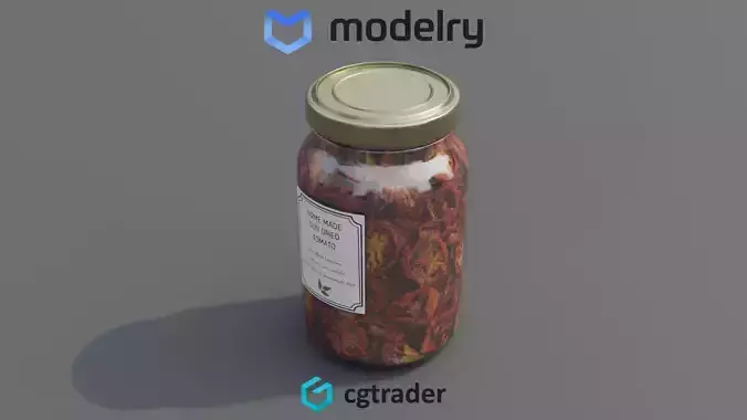 Canned Sun-Dried Tomatoes 3D model