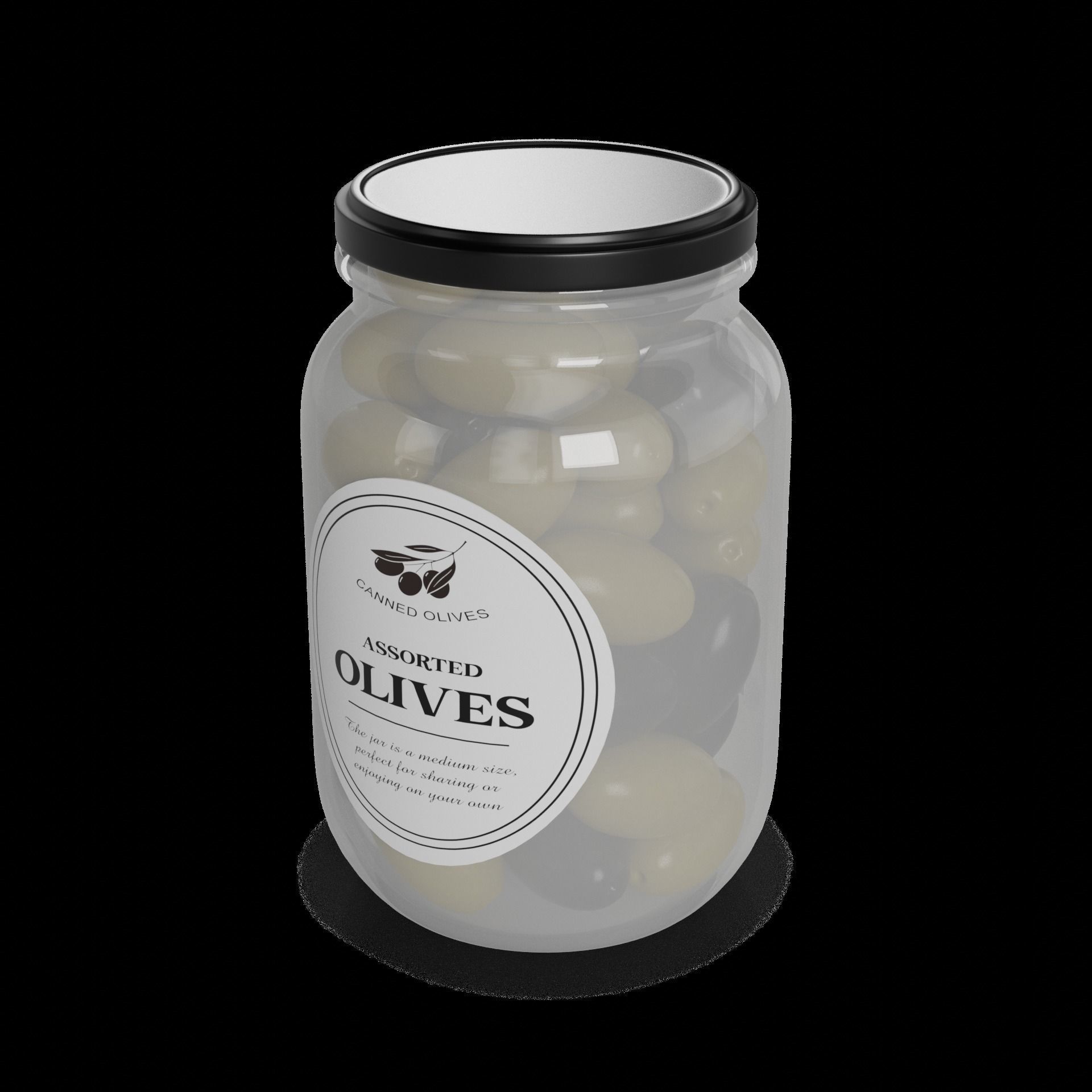 Canned olives Canned Olives 3D model_1