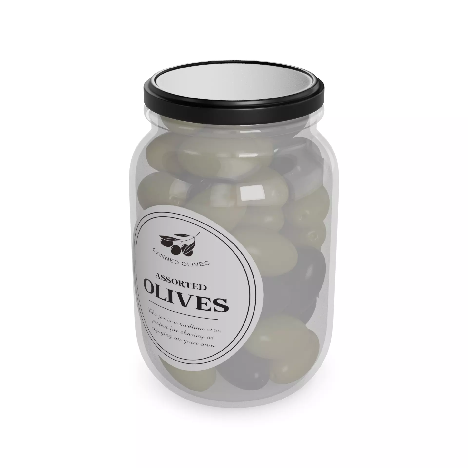 Canned olives Canned Olives 3D model_0