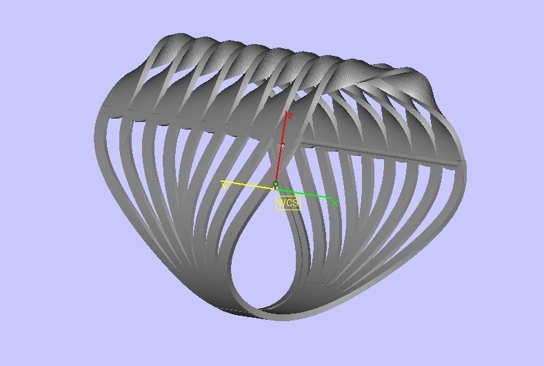 gold ring  3D print model_1