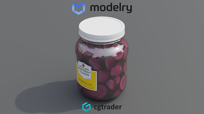 Pickled Beetroot Chunks 3D model