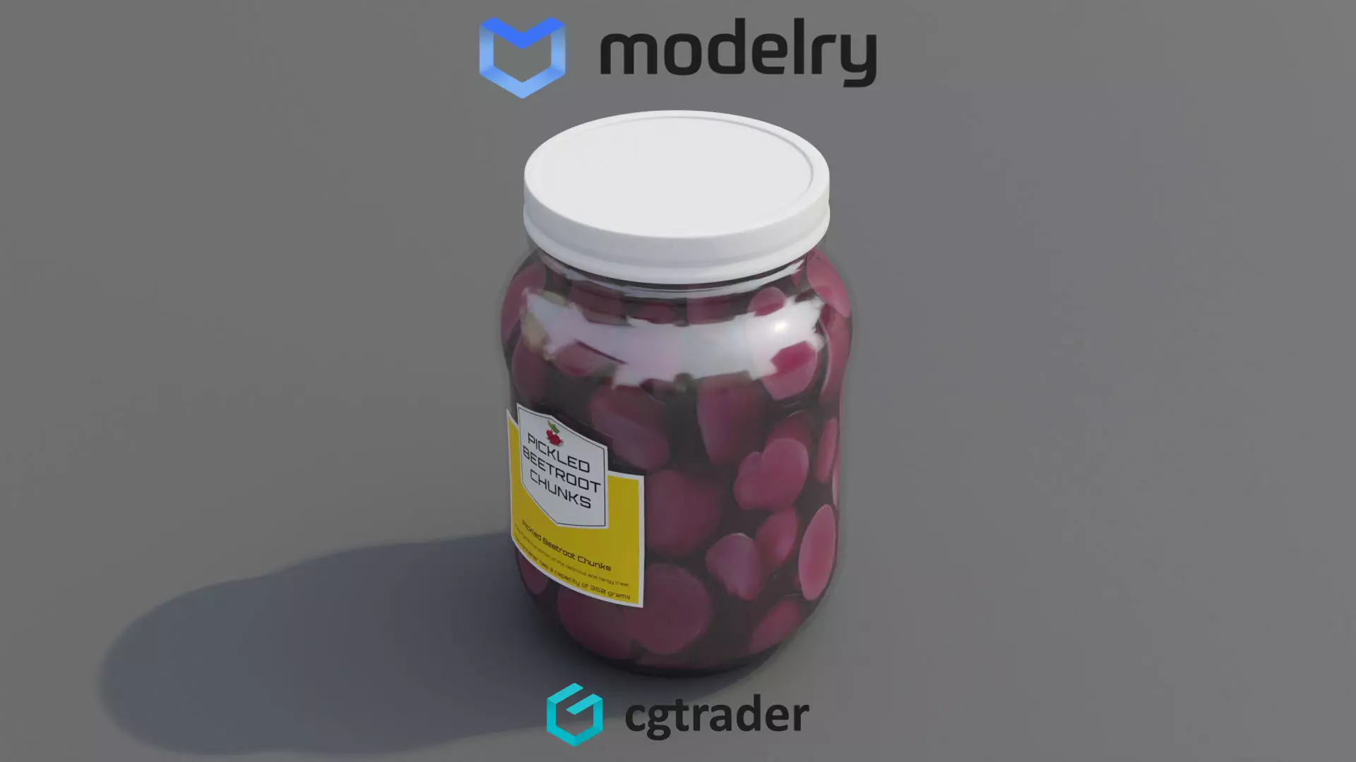Pickled Beetroot Chunks 3D model_0