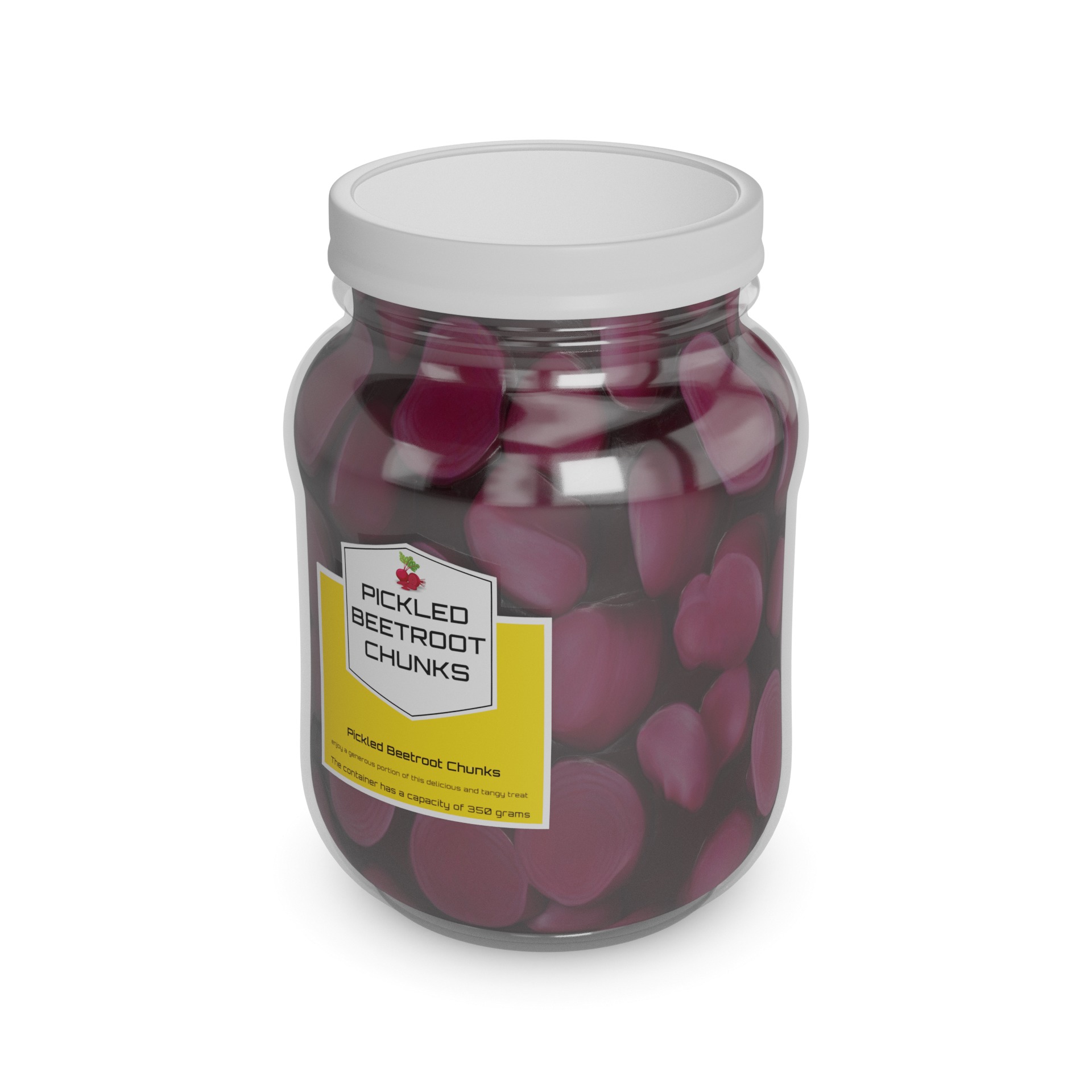Pickled Beetroot Chunks 3D model_2