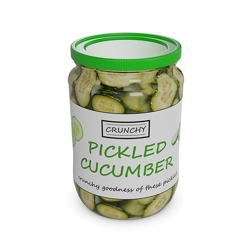 Pickled cucumbers Pickled Cucumbers Low-poly 3D model