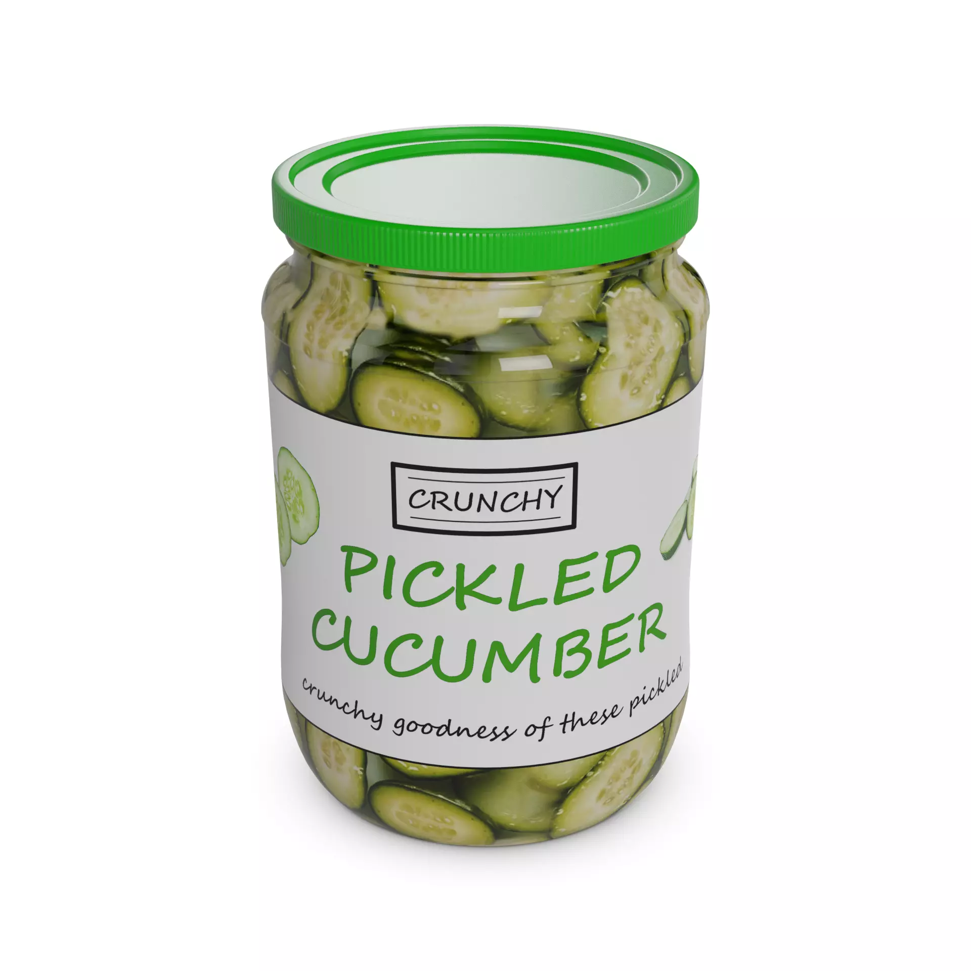 Pickled cucumbers Pickled Cucumbers Low-poly 3D model