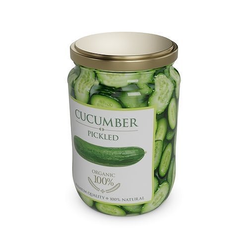 Pickled cucumbers Pickled Cucumbers Low-poly 3D model