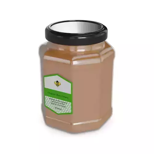 Honey Organic Raw Honey Jar