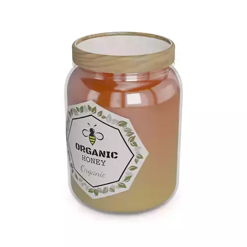 Honey Organic Honey Jar