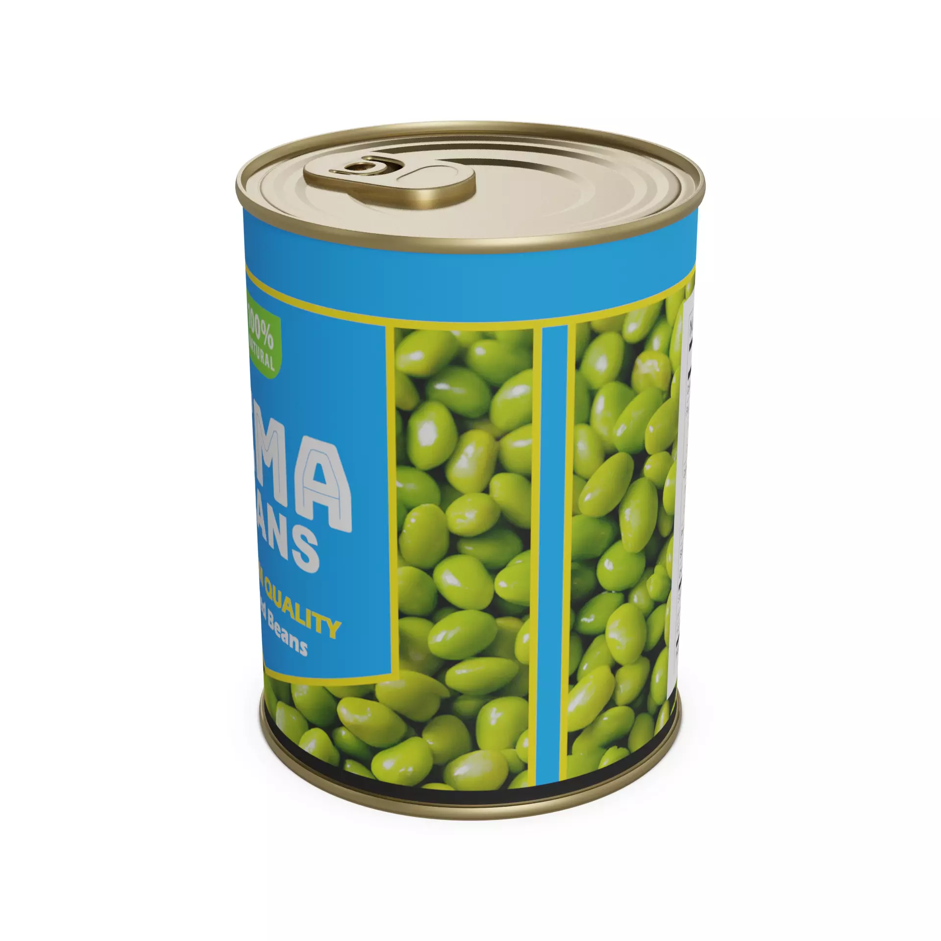 Canned beans Canned Beans Low-poly 3D model_0