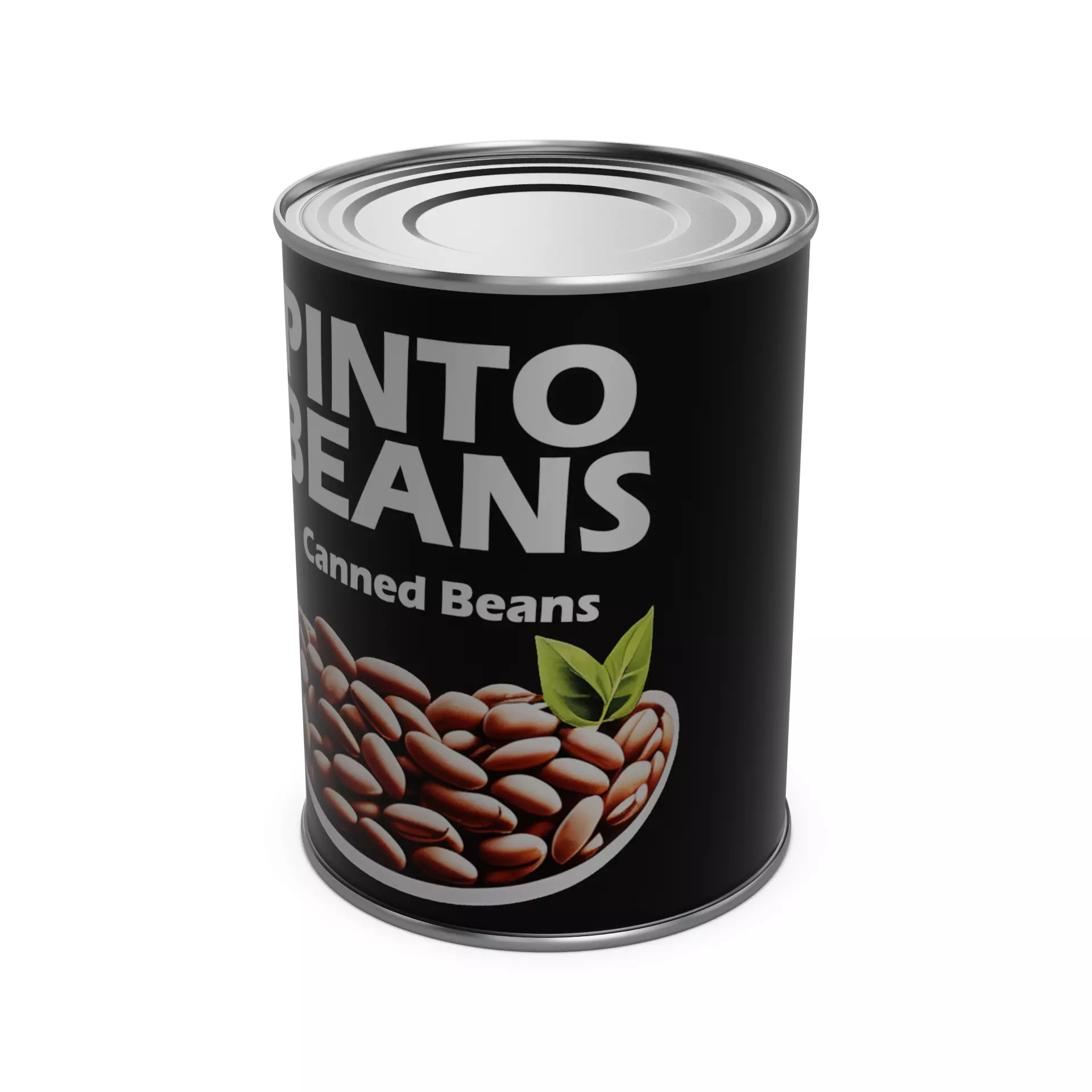 Canned beans Canned Beans Low-poly 3D model_0
