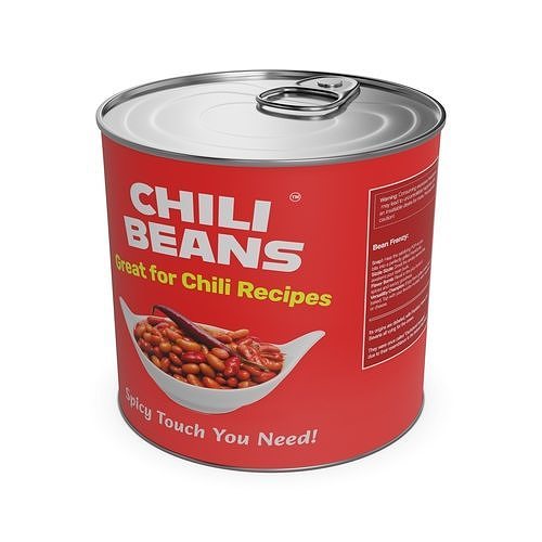 Canned beans Canned Beans 3D model