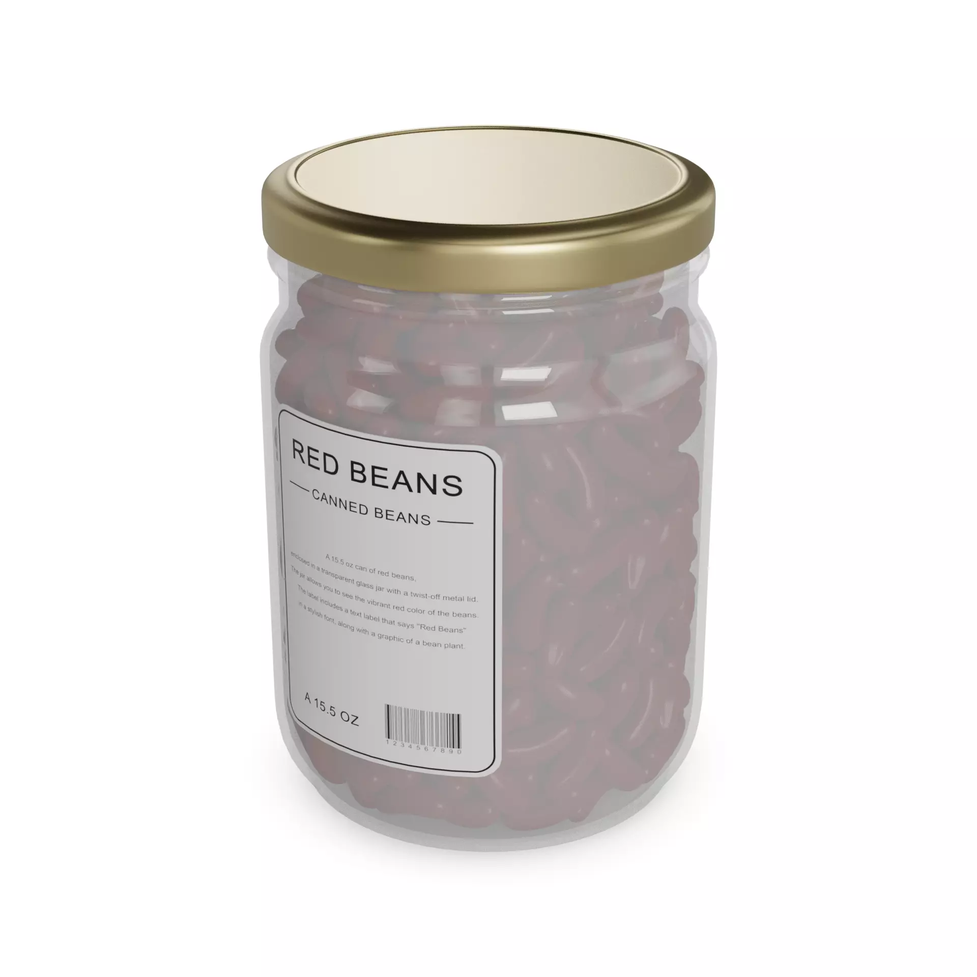 Canned beans Canned Beans 3D model_0