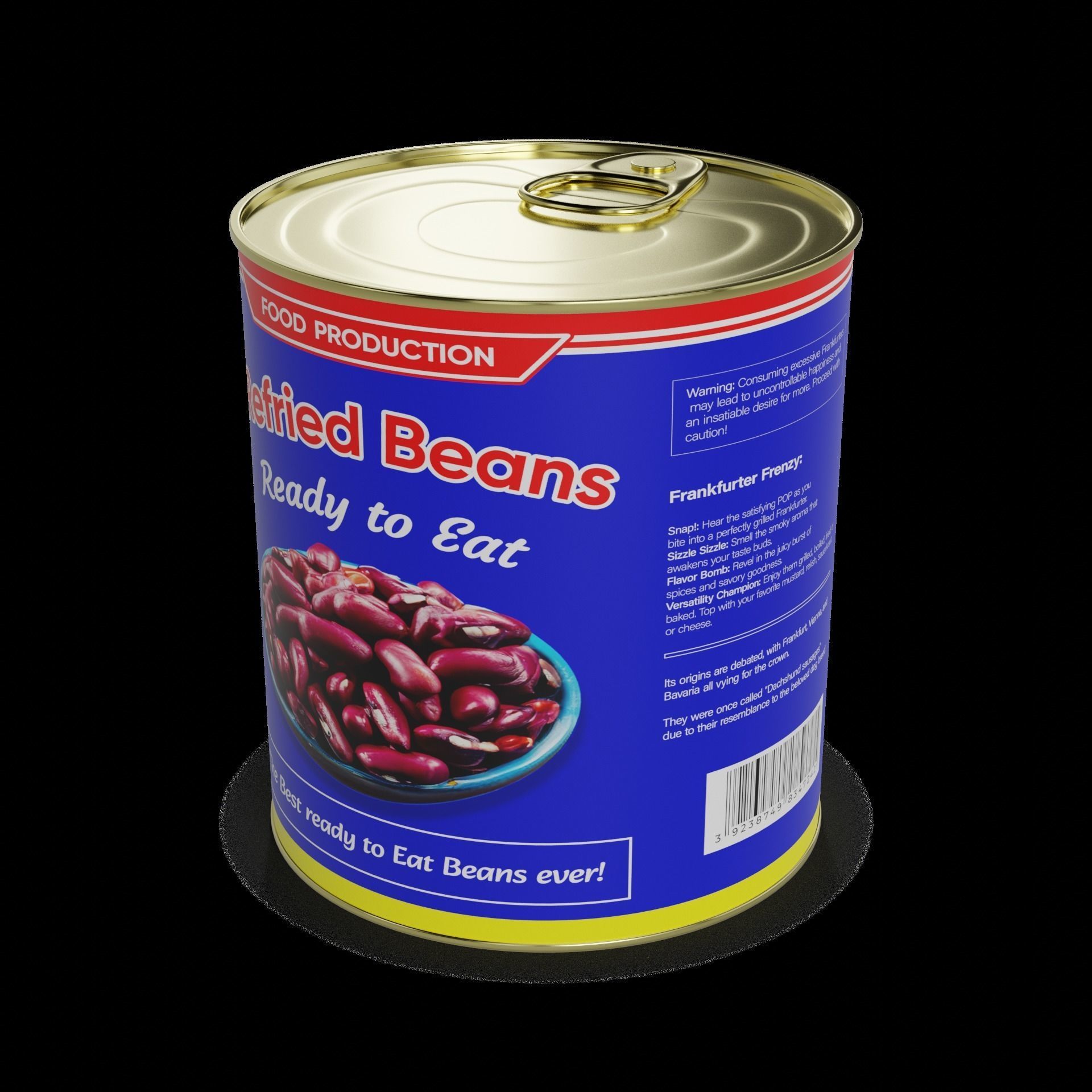 Canned beans Canned Beans 3D model_1