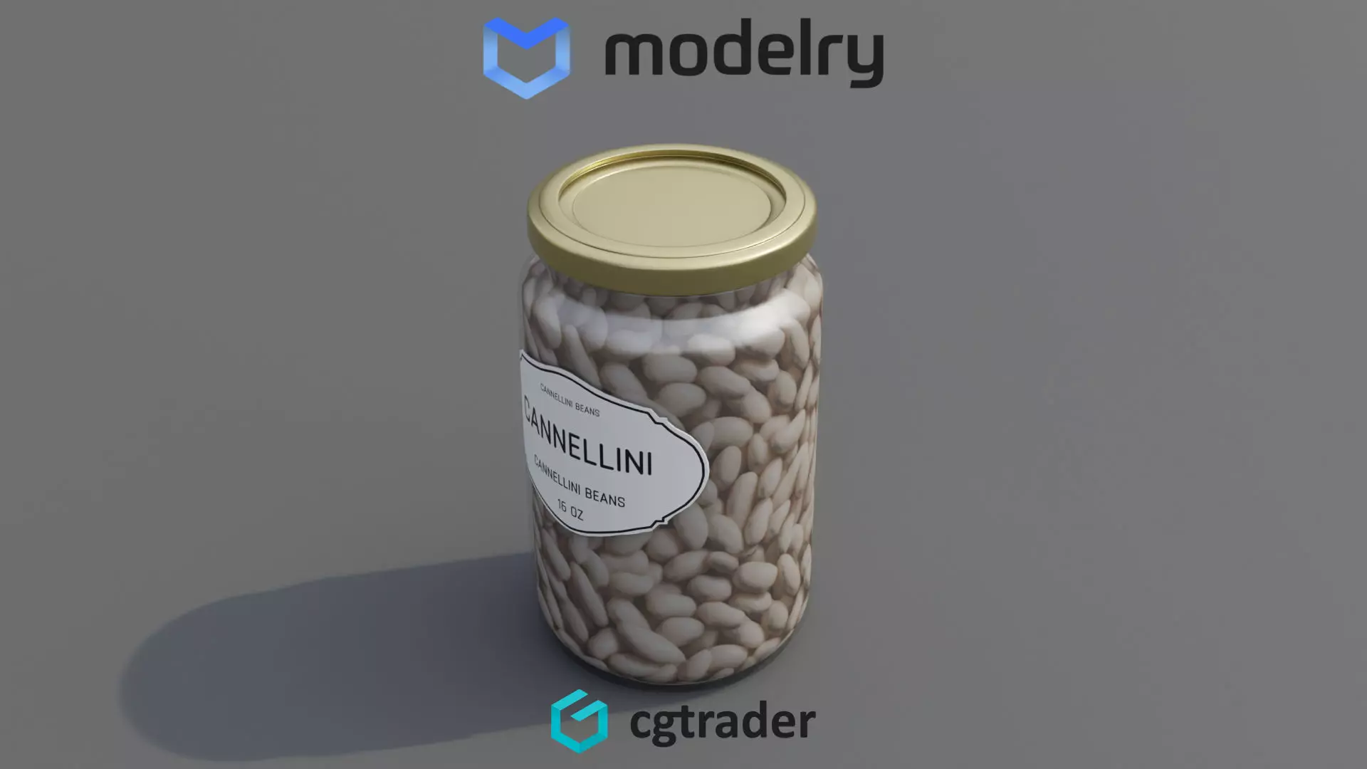 Canned Beans 3D model_0