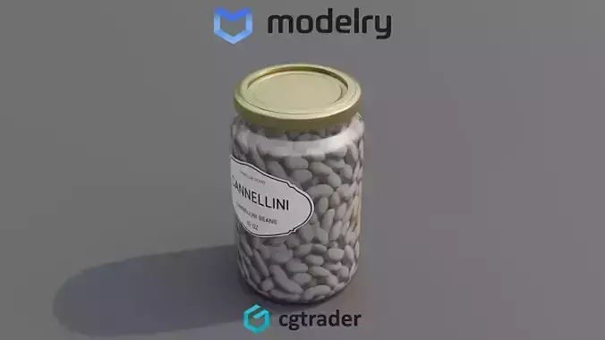 Canned Beans 3D model